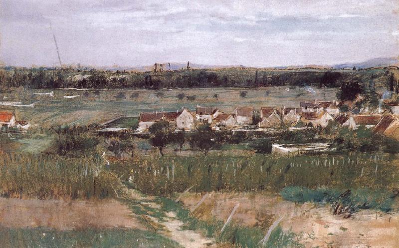 Berthe Morisot Village Spain oil painting art